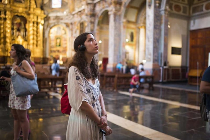 Valencia: San Nicolas, Silk Museum and Santos Juanes Church - San Nicolas Church and the famous painted ceiling