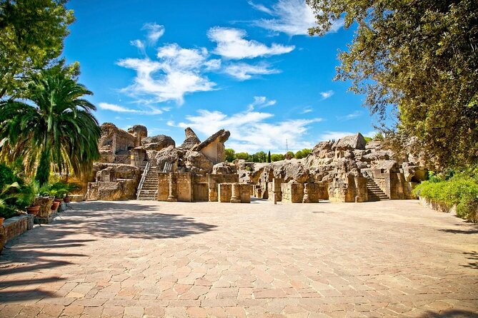 Visit to Italica Roman Ruins Tour tickets included - Temple ruins and the parts you may miss