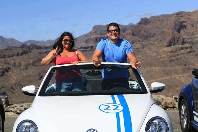 Vw Beetle Convertible Island tour Discover the island on a different way - Pico de las Nieves and the Roque Nublo view